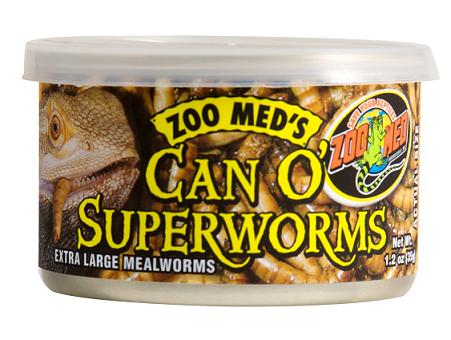 Zoo Med Can O' Superworms - 1.2 oz - The Pet Source