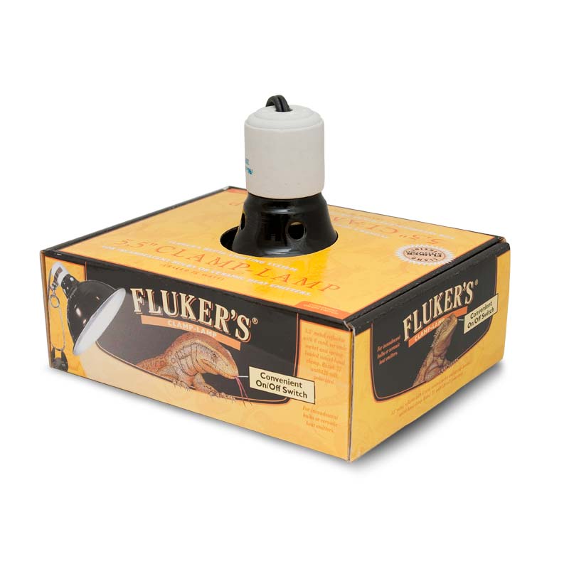 Fluker's Repta-Clamp Lamp with Switch - 5.5 Inch - The Pet Source