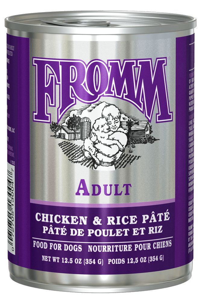 Fromm Adult Chicken & Rice Pâté Wet Dog Food - 12.2oz