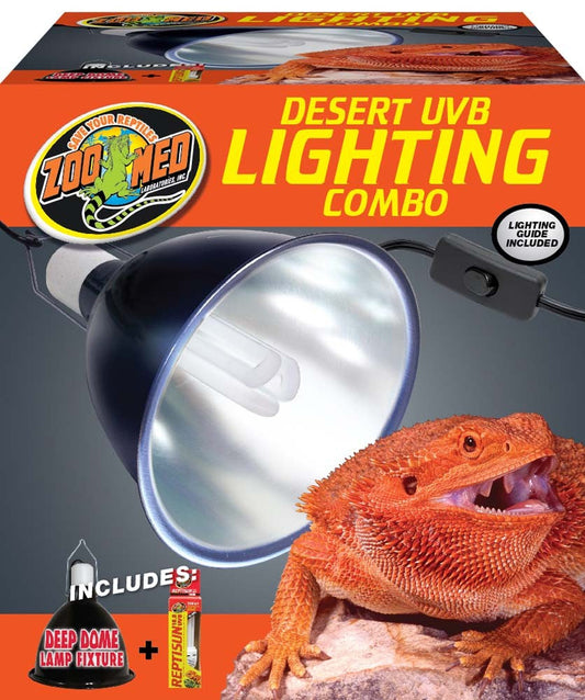 Zoo Med Desert UVB Lighting Combo Pack - The Pet Source