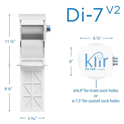 Klir Fleece Filter Di-7 V2 - The Pet Source
