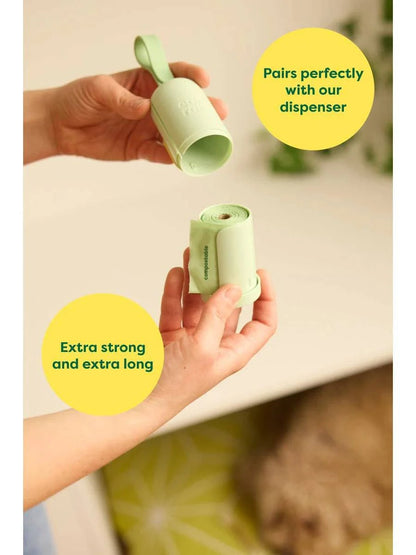 earth rated Certified Compostable Poop Bags - 120 Bags - The Pet Source