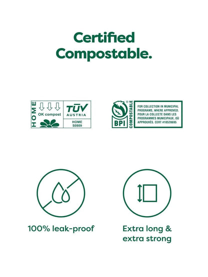 earth rated Certified Compostable Poop Bags - 120 Bags - The Pet Source