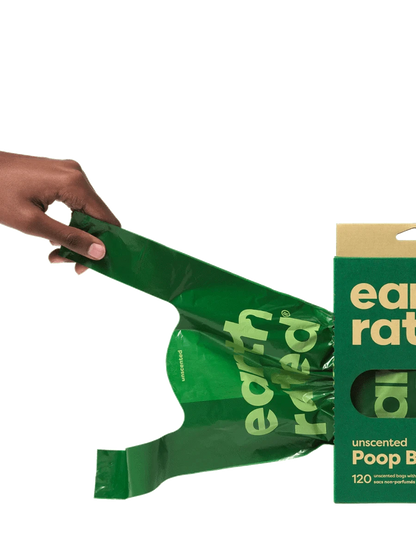 earth rated Easy-Tie Handle Poop Bags Lavender - 120 Bags - The Pet Source