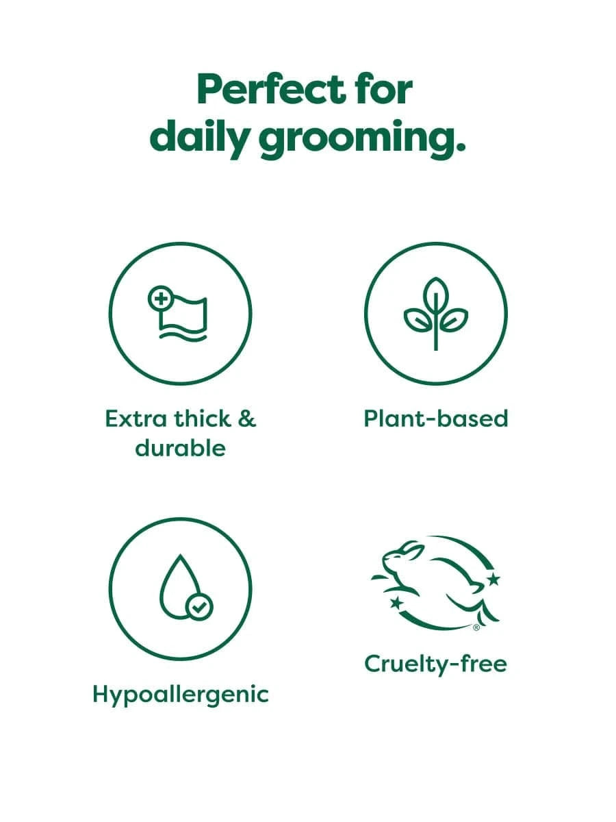 earth rated Plant-Based Dog Grooming Wipes Lavender - 100 Wipes - The Pet Source