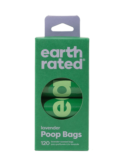 earth rated Poop Bags on Refill Rolls Lavender - 120 Bags - The Pet Source