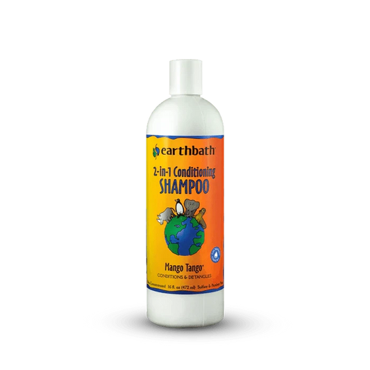 earthbath 2-in-1 Conditioning Shampoo - Mango Tango - 16oz - The Pet Source