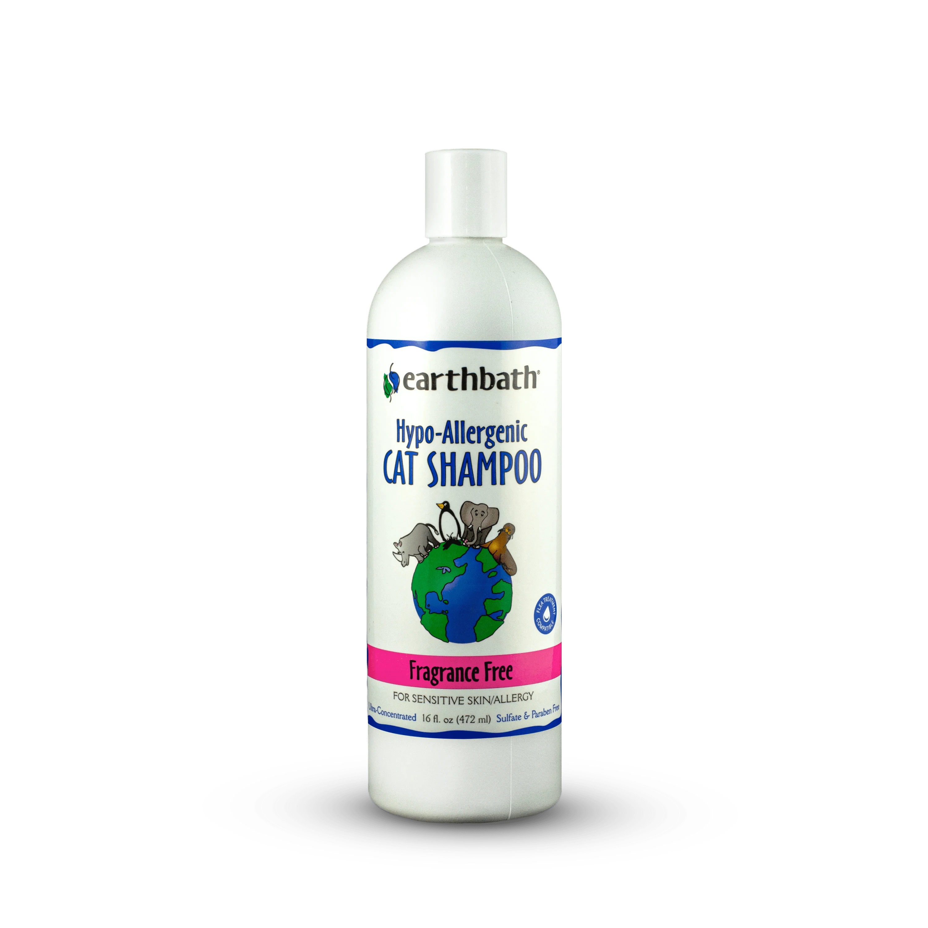 earthbath Hypoallergenic Cat Shampoo - 16oz - The Pet Source