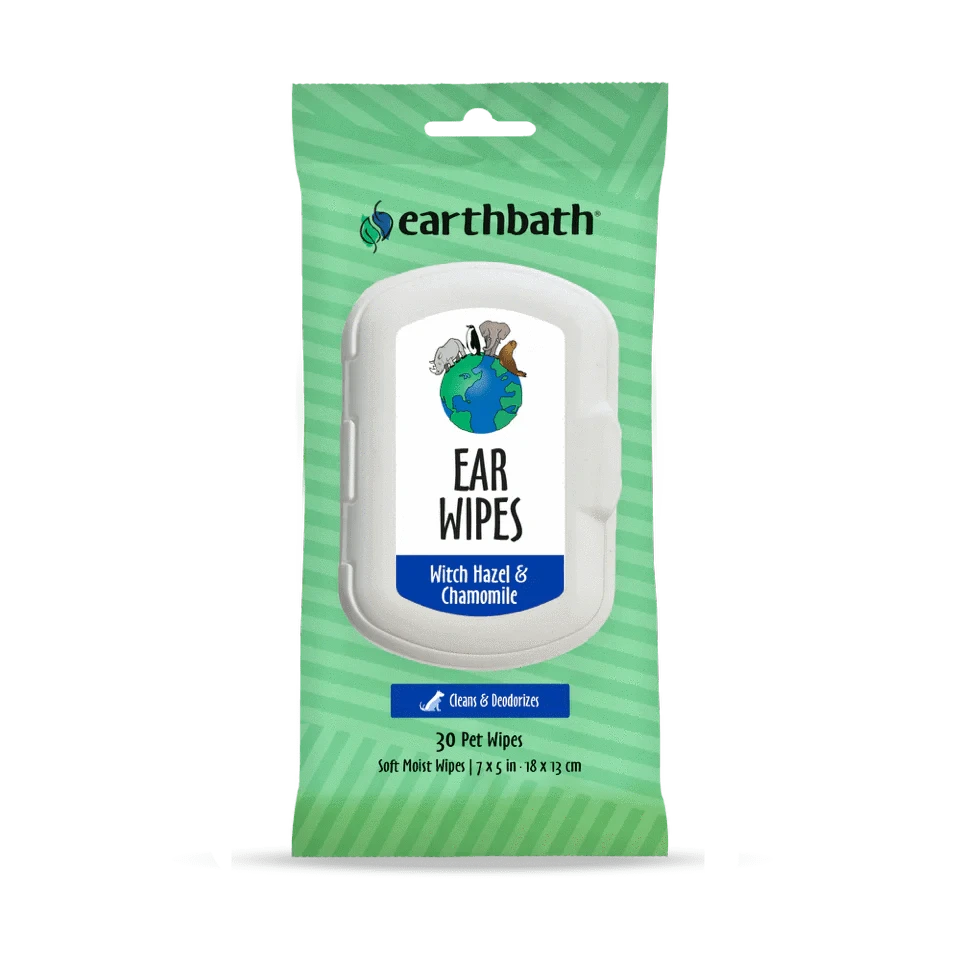 earthbath Ear Wipes - 30 Wipes - The Pet Source