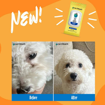 earthbath Hypoallergenic Eye Wipes - 30 Wipes - The Pet Source