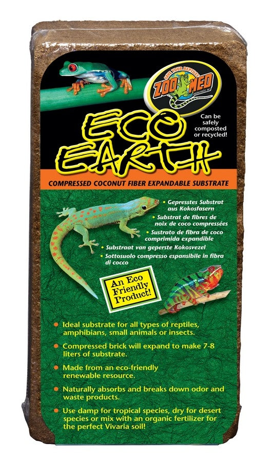 Zoo Med Eco Earth Coconut Fiber Substrate- 650g - The Pet Source