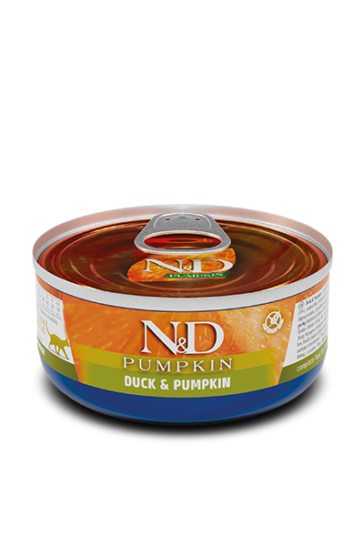 Farmina N&D Pumpkin Duck & Pumpkin Adult Wet Cat Food - 70g - The Pet Source