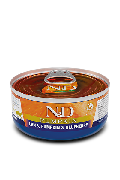 Farmina N&D Pumpkin Lamb, Pumpkin & Blueberry Adult Wet Cat Food - 70g - The Pet Source