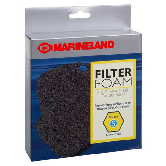 Marineland Filter Foam for Canister Filter Rite-Size S - 2 pk - The Pet Source