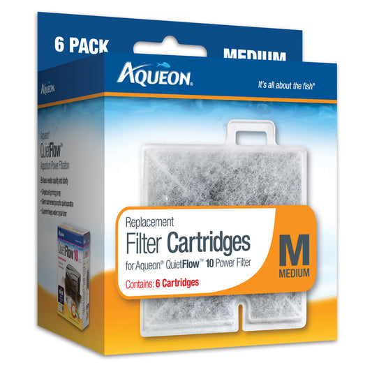 Aqueon Replacement Filter Cartridge Medium 6pk - The Pet Source