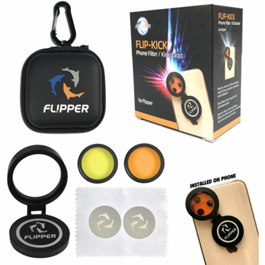 Flipper Flip-Kick Mobile Phone Aquarium Camera Filter Kit - The Pet Source