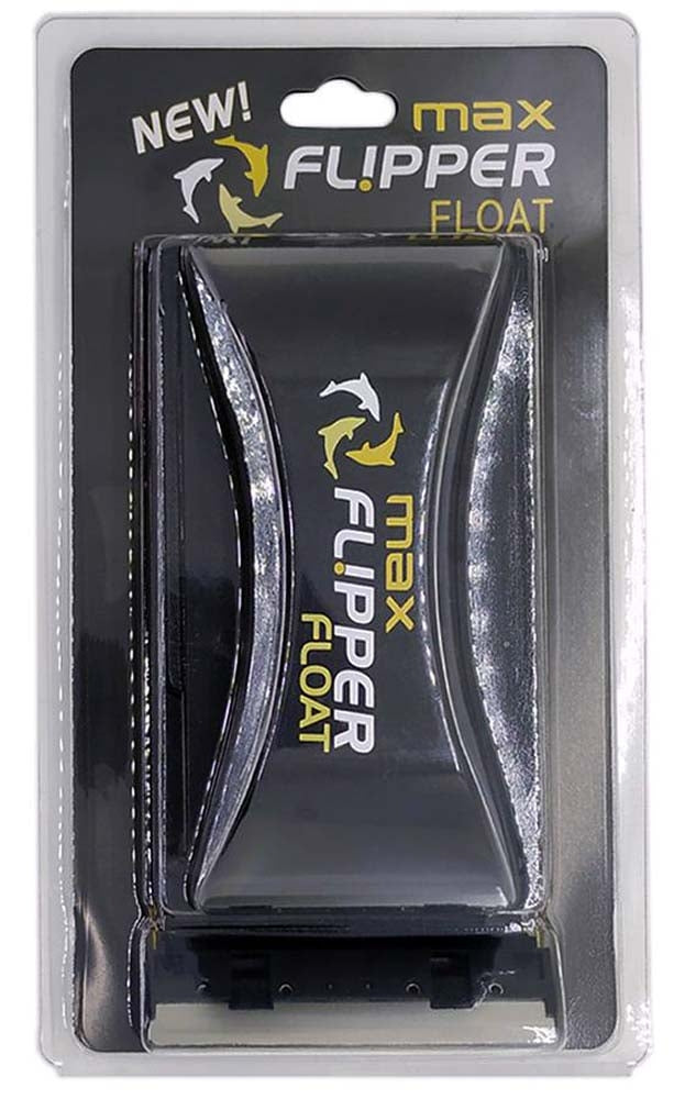 Flipper Max FLOAT 2 in 1 Magnetic Aquarium Algae Cleaner - 5-8" to 1" Glass or Acrylic Tanks - The Pet Source