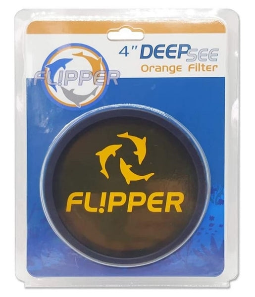 Flipper Deep See Orange Lens Filter - 4" - The Pet Source
