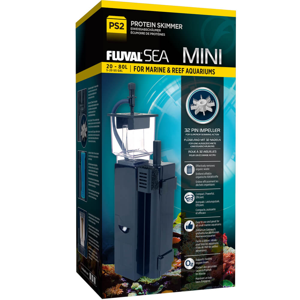 Fluval PS2 Mini Protein Skimmer, up to 20 US Gal (80 L) - The Pet Source