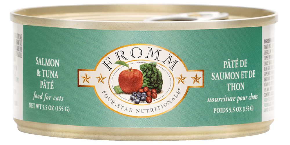 Fromm Four Star Salmon & Tuna Pâté Wet Cat Food - 155g