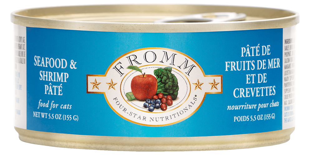 Fromm Four Star Seafood & Shrimp Pâté Wet Cat Food - 155g