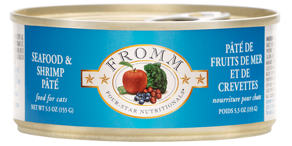 Fromm Four Star Seafood & Shrimp Pâté Wet Cat Food - 155g - The Pet Source