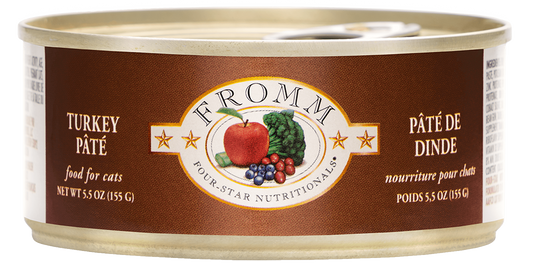 Fromm Four Star Turkey Pâté Wet Cat Food - 155g - The Pet Source