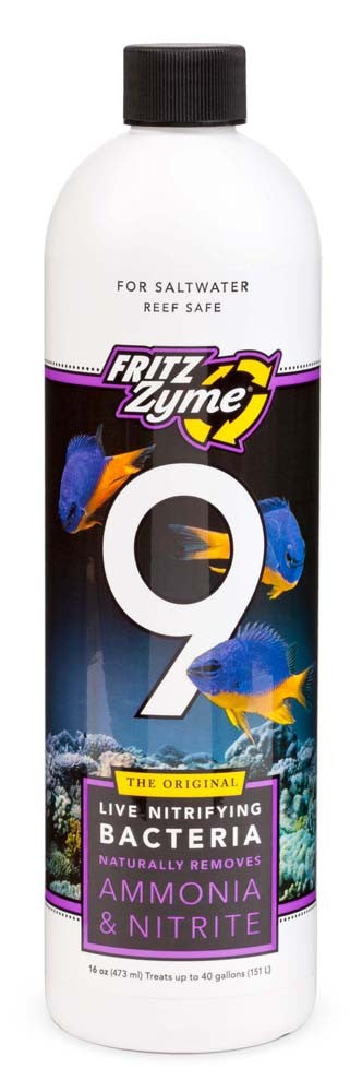 FritzZyme 9 Saltwater Nitrifying Bacteria - 32 oz - The Pet Source