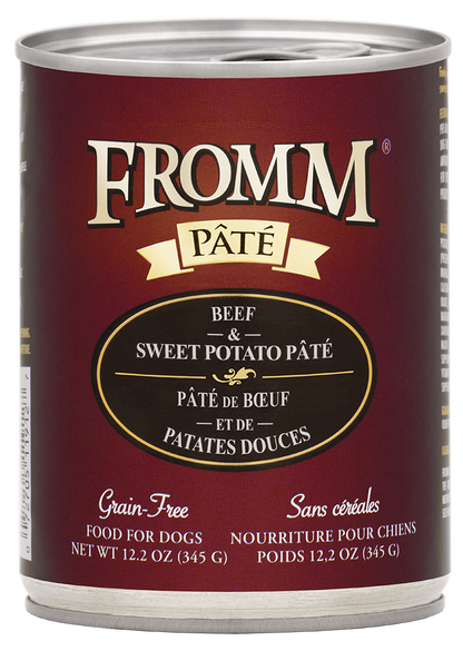 Fromm Beef & Sweet Potato Pâté Wet Dog Food - 12.2oz - The Pet Source
