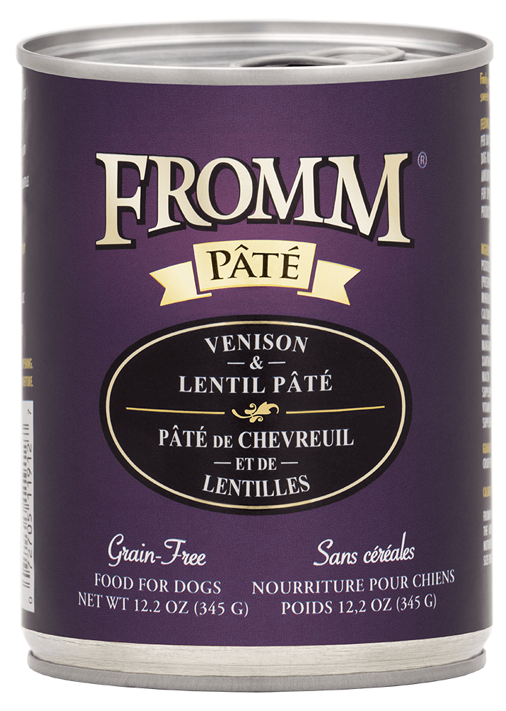 Fromm Venison & Lentil Pâté Wet Dog Food - 12.2oz - The Pet Source