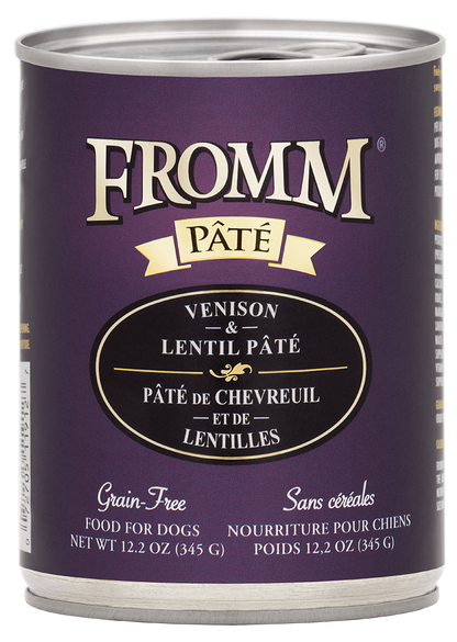 Fromm Venison & Lentil Pâté Wet Dog Food - 12.2oz - The Pet Source