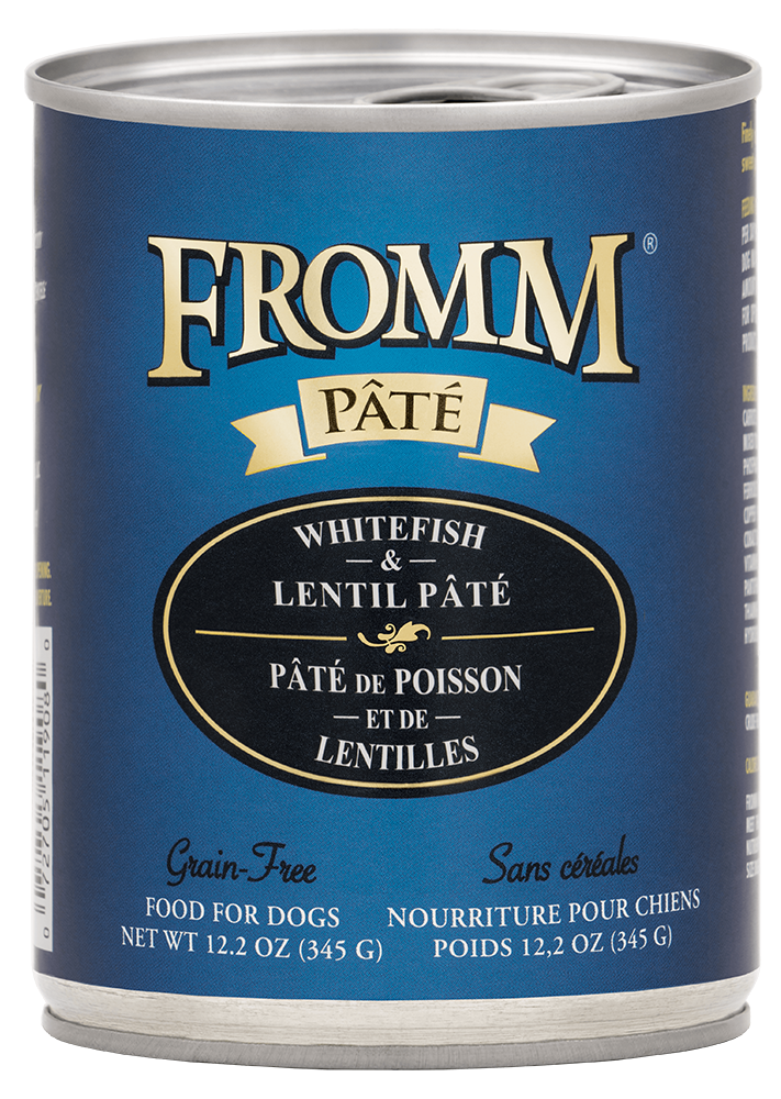 Fromm Whitefish & Lentil Pâté Wet Dog Food - 12.2oz