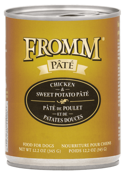 Fromm Chicken & Sweet Potato Pâté Wet Dog Food - 12.2oz - The Pet Source