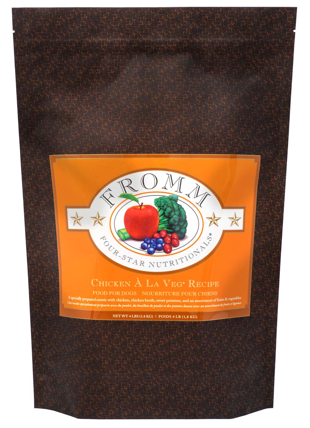 Fromm Four Star Nutritionals Chicken À La Veg Recipe Dry Dog Food - 1.8kg - The Pet Source