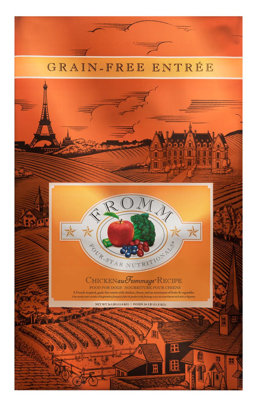 Fromm Four Star Nutritionals Chicken au Frommage Recipe Dry Dog Food - 11.8kg - The Pet Source