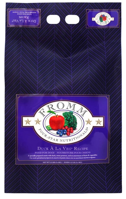 Fromm Four Star Nutritionals Duck À La Veg Recipe Dry Dog Food - 5.4kg - The Pet Source