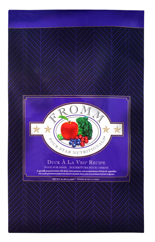 Fromm Four Star Nutritionals Duck À La Veg Recipe Dry Dog Food - 11.8kg - The Pet Source