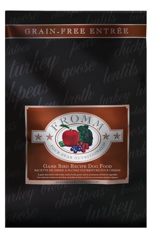Fromm Four Star Nutritionals Game Bird Recipe Dry Dog Food - 11.8kg - The Pet Source