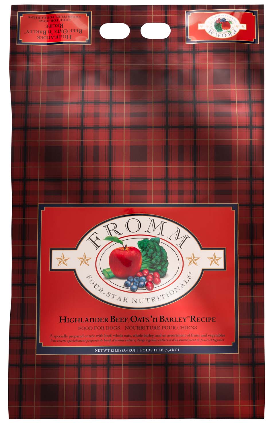 Fromm Four Star Nutritionals Highlander Beef, Oats, 'n Barley Recipe Dry Dog Food - 5.4kg - The Pet Source