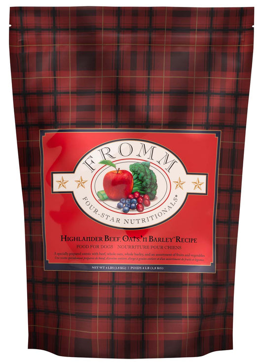 Fromm Four Star Nutritionals Highlander Beef, Oats, 'n Barley Recipe Dry Dog Food - 1.8kg - The Pet Source