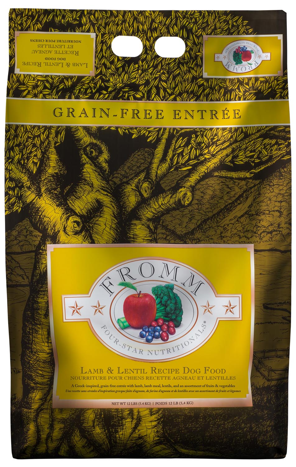 Fromm Four Star Nutritionals Lamb & Lentil Recipe Dry Dog Food - 5.4kg