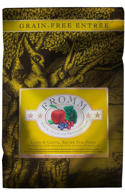 Fromm Four Star Nutritionals Lamb & Lentil Recipe Dry Dog Food - 11.8kg - The Pet Source