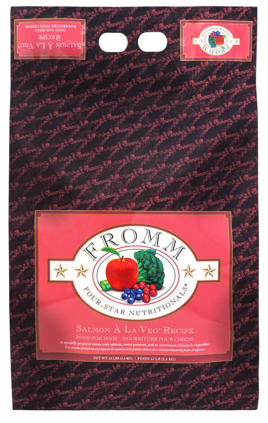 Fromm Four Star Nutritionals Salmon À La Veg Recipe Dry Dog Food - 5.4kg - The Pet Source