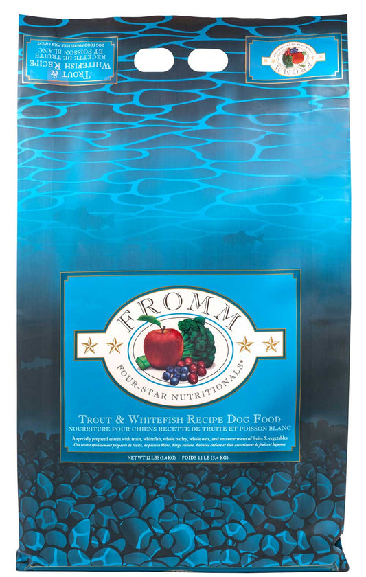 Fromm Four Star Nutritionals Trout & Whitefish Recipe Dry Dog Food - 5.4kg - The Pet Source