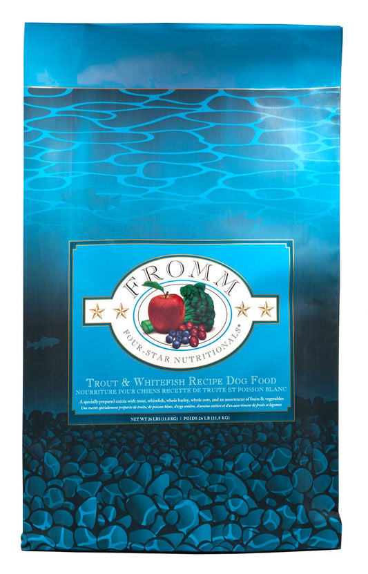 Fromm Four Star Nutritionals Trout & Whitefish Recipe Dry Dog Food - 11.8kg - The Pet Source