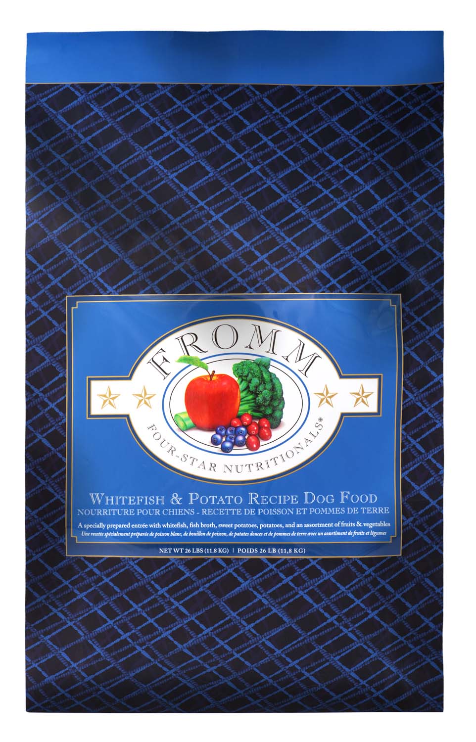 Fromm Four Star Nutritionals Whitefish & Potato Recipe Dry Dog Food - 11.8kg