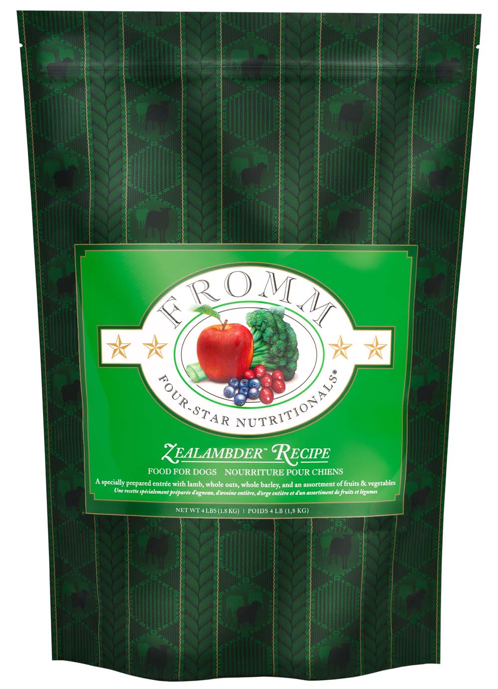 Fromm Four Star Nutritionals Zealambder Recipe Dry Dog Food - 1.8kg - The Pet Source