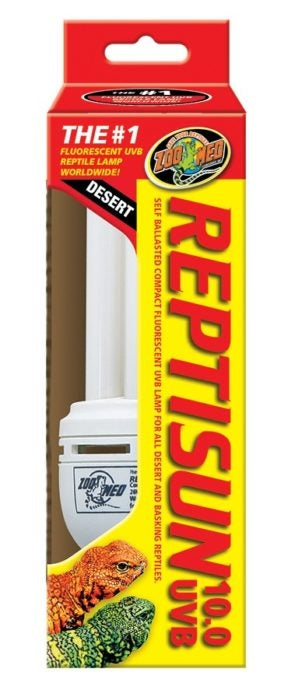 Zoo Med Desert ReptiSun 10.0 UVB Compact Fluorescent Lamp  - 26 W - The Pet Source