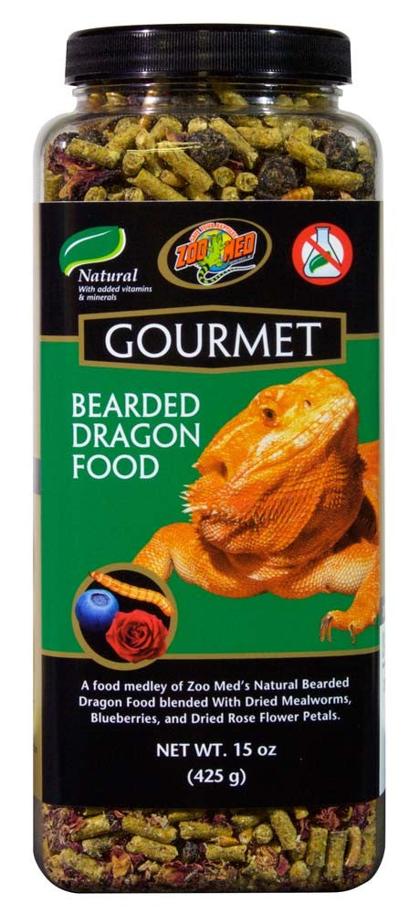 Zoo Med Gourmet Bearded Dragon Food - 15 oz - The Pet Source