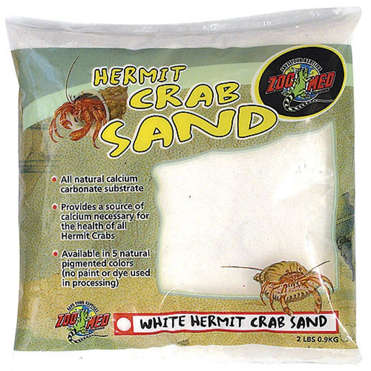 Zoo Med Hermit Crab Sand - 2 lb White - The Pet Source